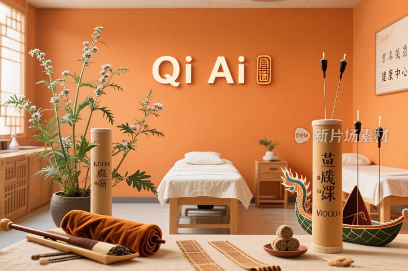 中医理疗馆室内场景