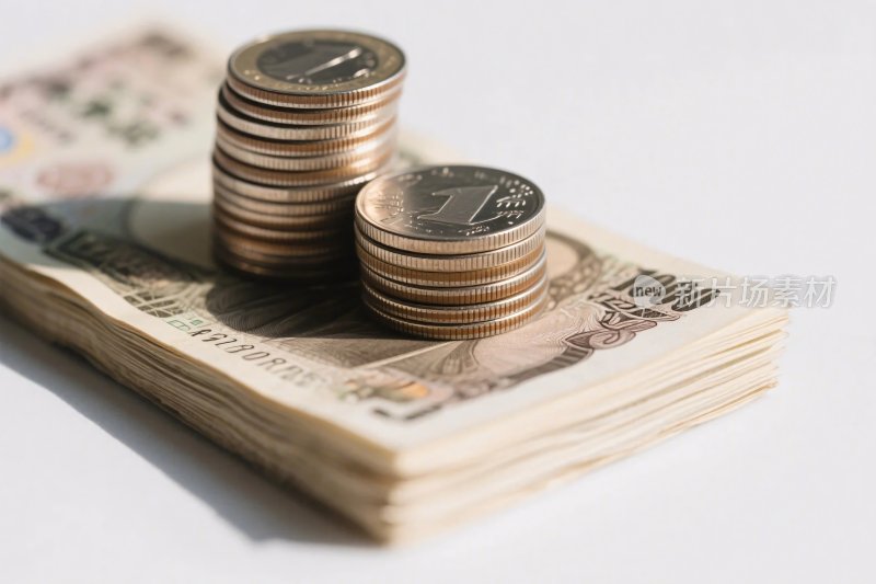 日元纸币硬币组合