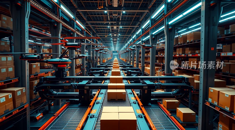 智能物流中心高效仓储系统