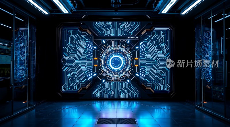 科技感未来主义风格场景