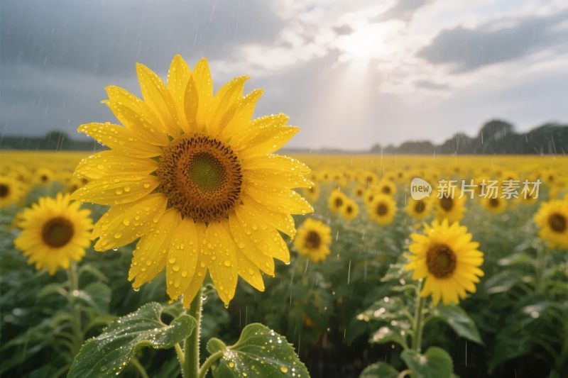 向日葵花田风景