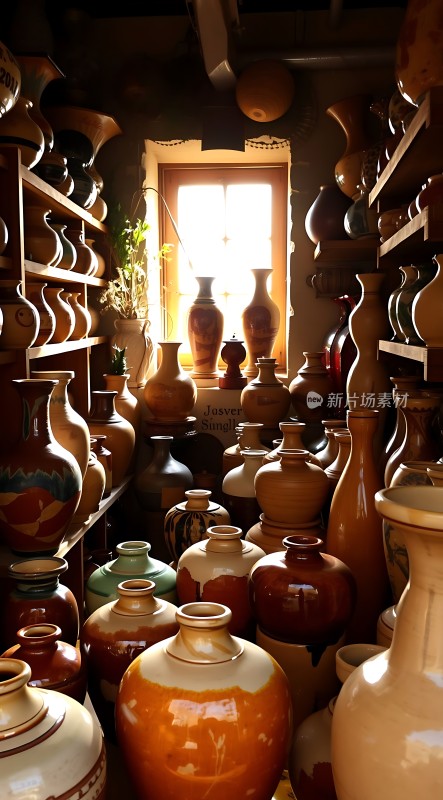 陶艺工坊色彩斑斓的陶瓷世界