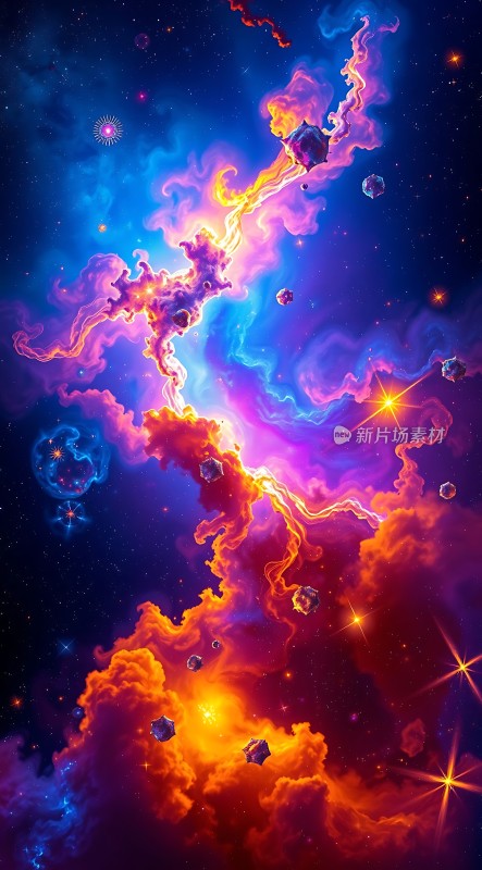 宇宙奇观星云与行星