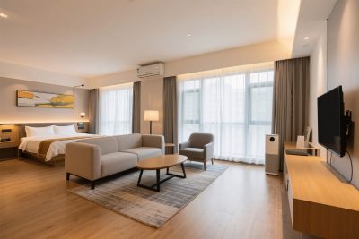 酒店客房室内场景