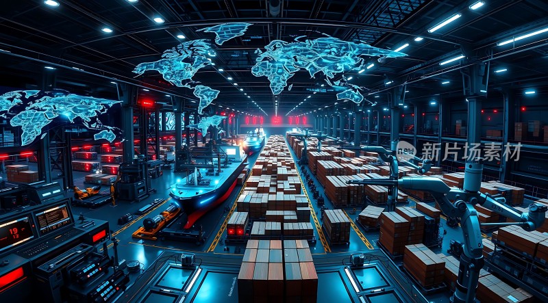 智能物流中心未来仓储新篇章