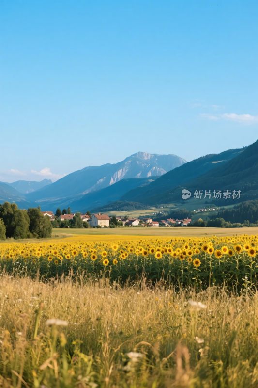 田园向日葵风景