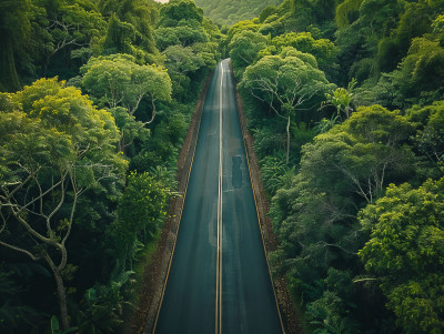 森林中的道路