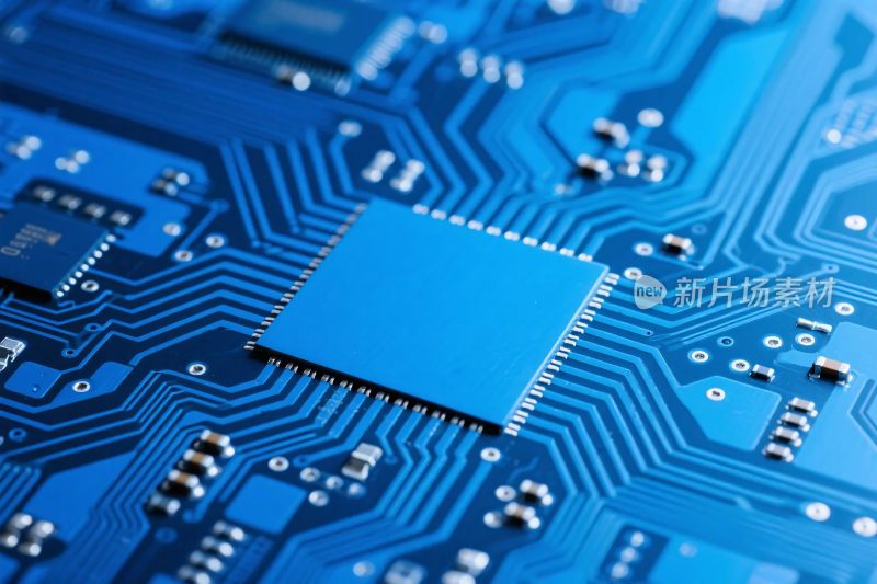 电路板芯片科技图