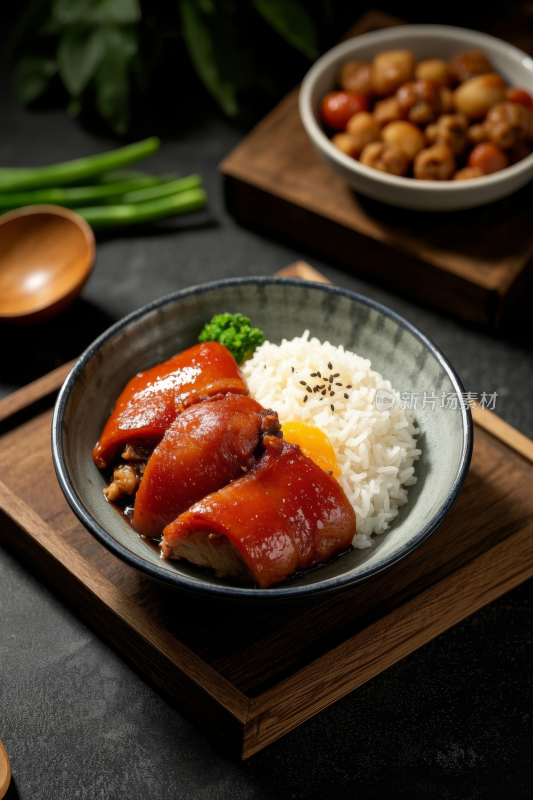 猪脚饭中国传统经典美食中式家常美味食物