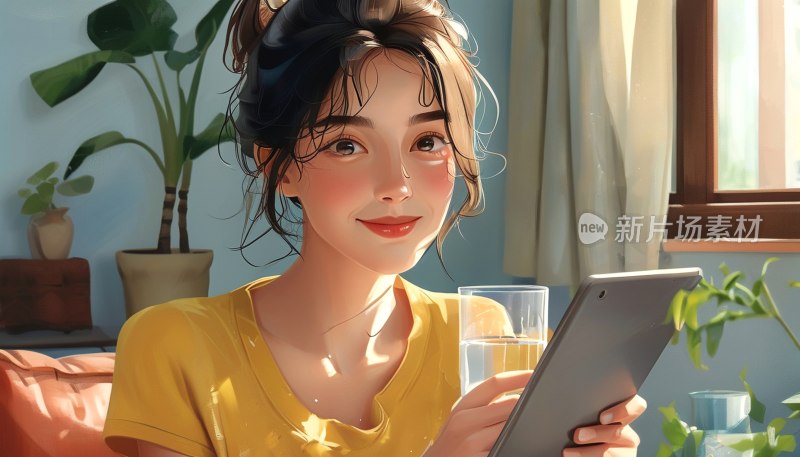 女子家中溶解药片