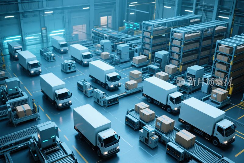 现代化物流仓储场景
