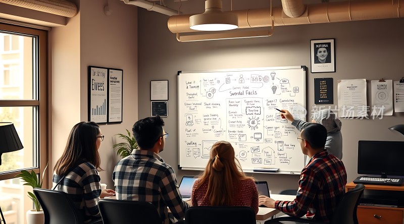 团队协作头脑风暴会议