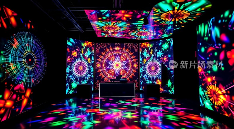 多彩光影盛宴视觉震撼体验