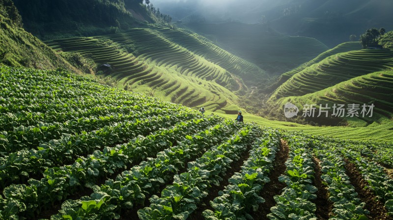 山里的蔬菜地