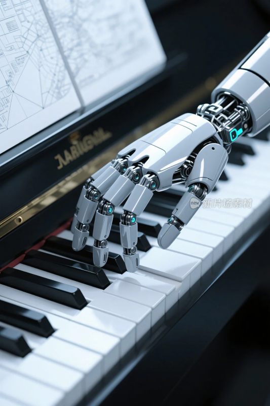 机器人演奏钢琴