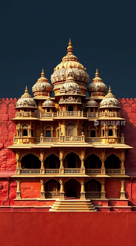 印度寺庙建筑艺术之美