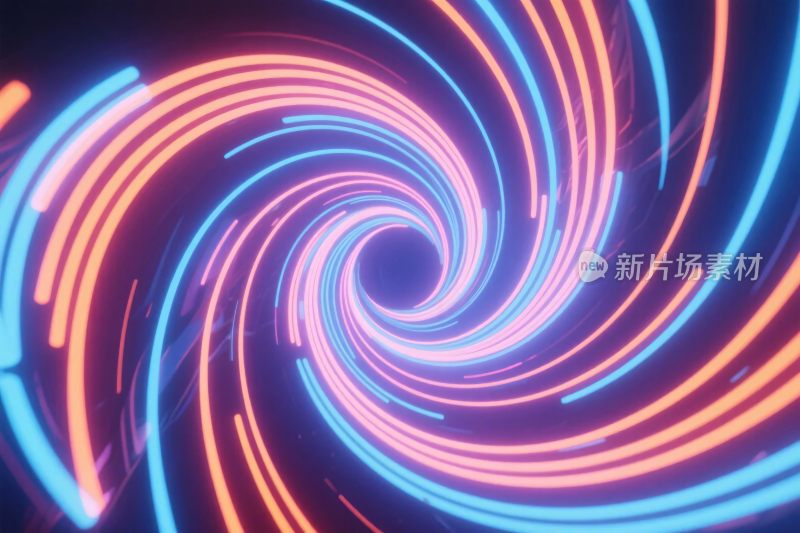 霓虹漩涡光效图