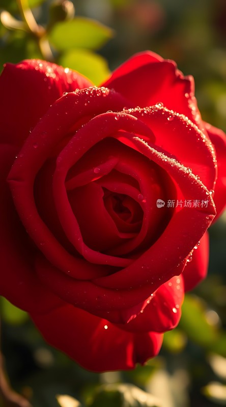 晨露红玫瑰