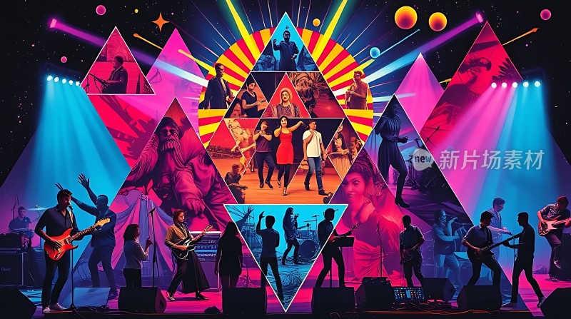 音乐盛宴光影交错活力四射！