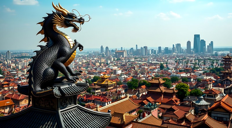 龙腾都市古今交融