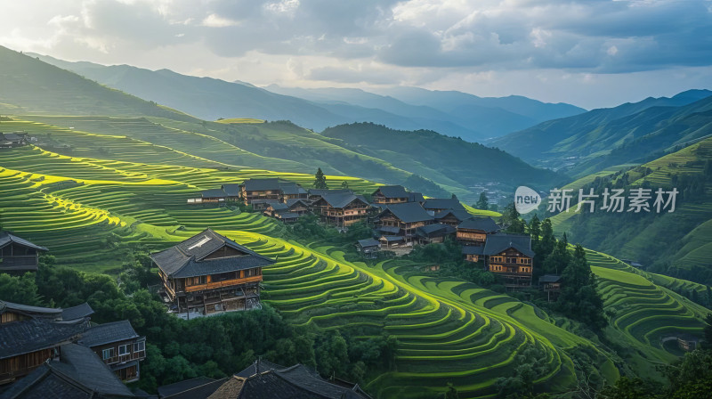 山谷茶园绿色种植生态农业茶叶基地