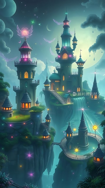 梦幻城堡之夜
