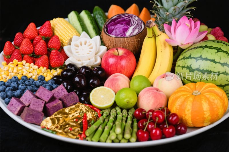 多彩果蔬静物集合