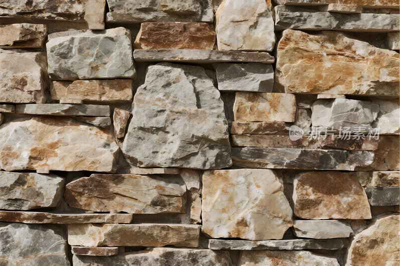 石墙石材纹理背景