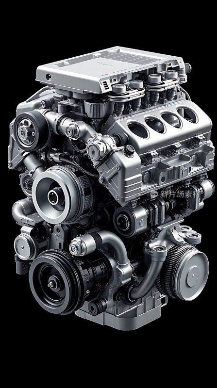 现代汽车发动机细节图