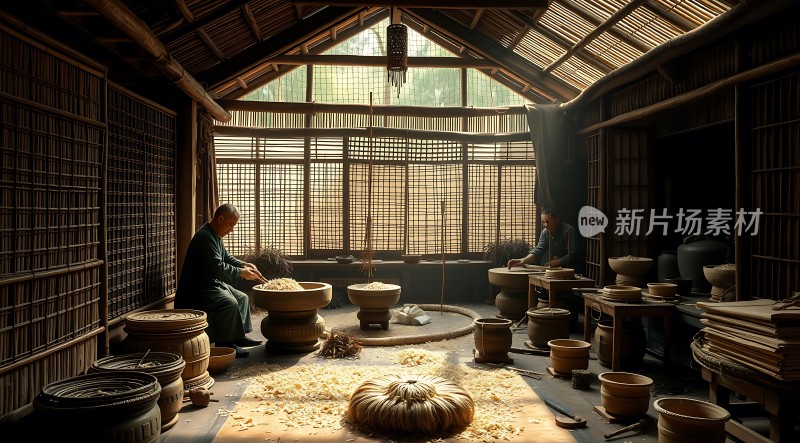 竹编工坊里的匠人时光