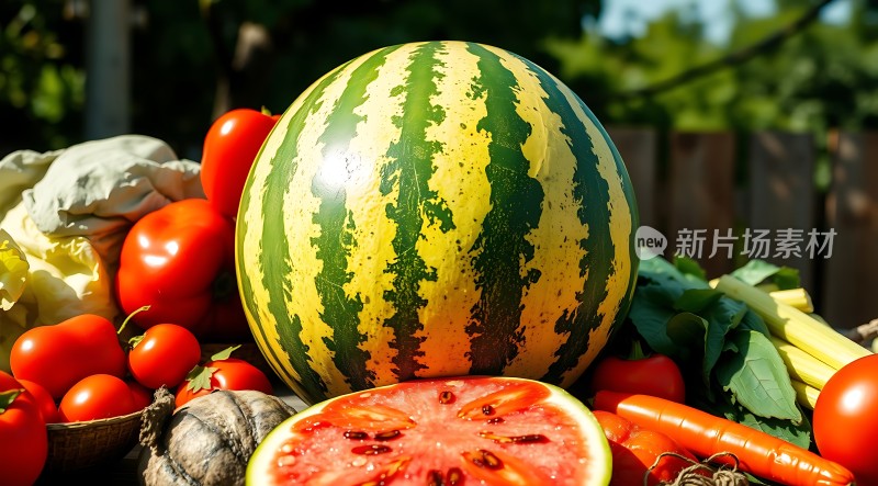 新鲜蔬果大集合色彩缤纷健康美味！