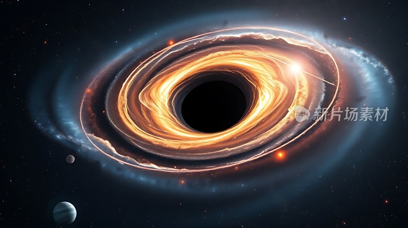 宇宙黑洞漩涡奇观