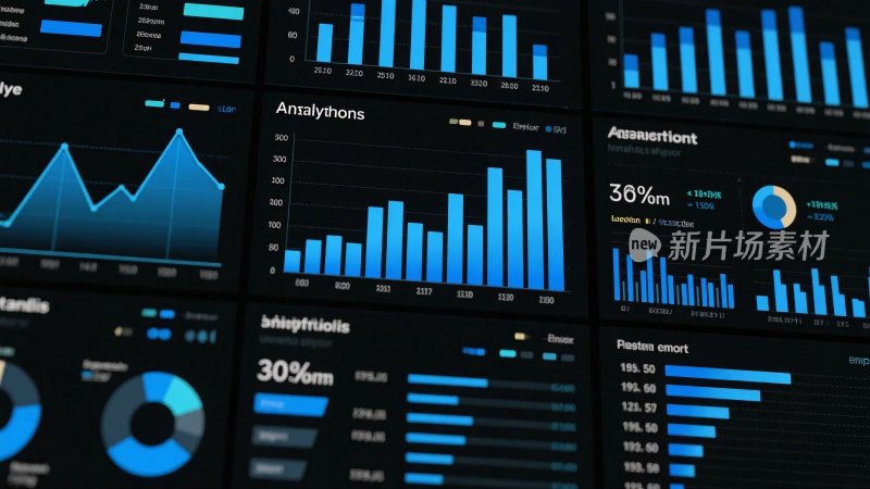 数据分析仪表盘界面