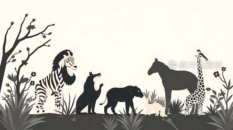 草原上的动物们