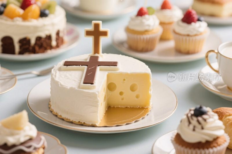 烘焙甜点展示图