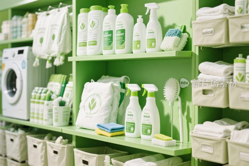整洁洗衣清洁收纳空间