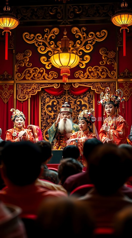 京剧舞台上的华丽表演