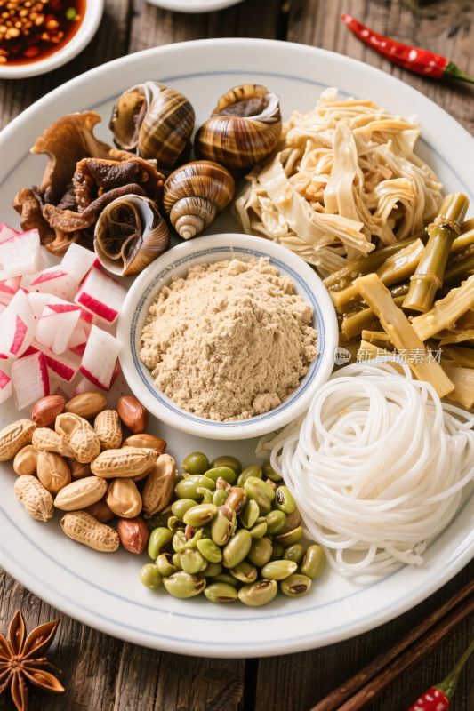 美食食材展示盘