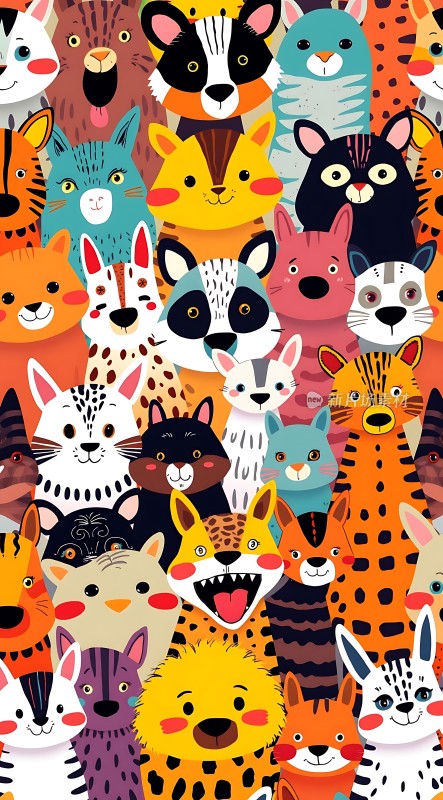 卡通动物大集合