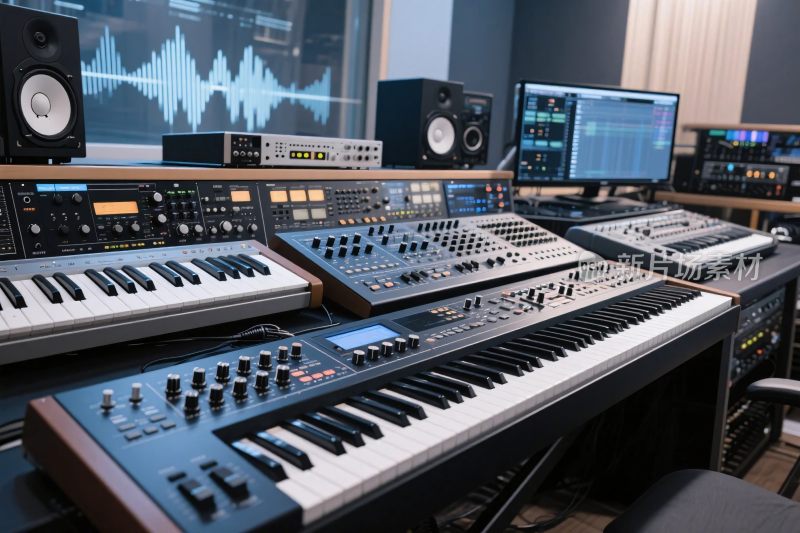 音乐工作室设备场景