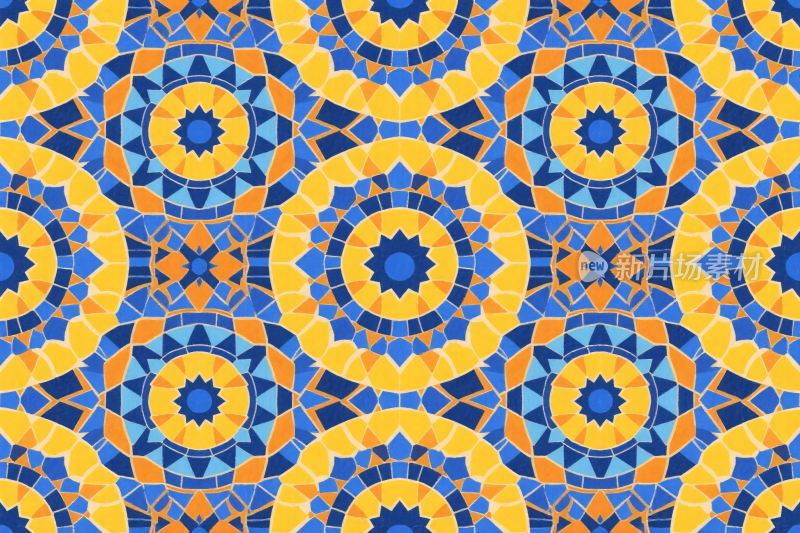 色彩丰富的几何图案