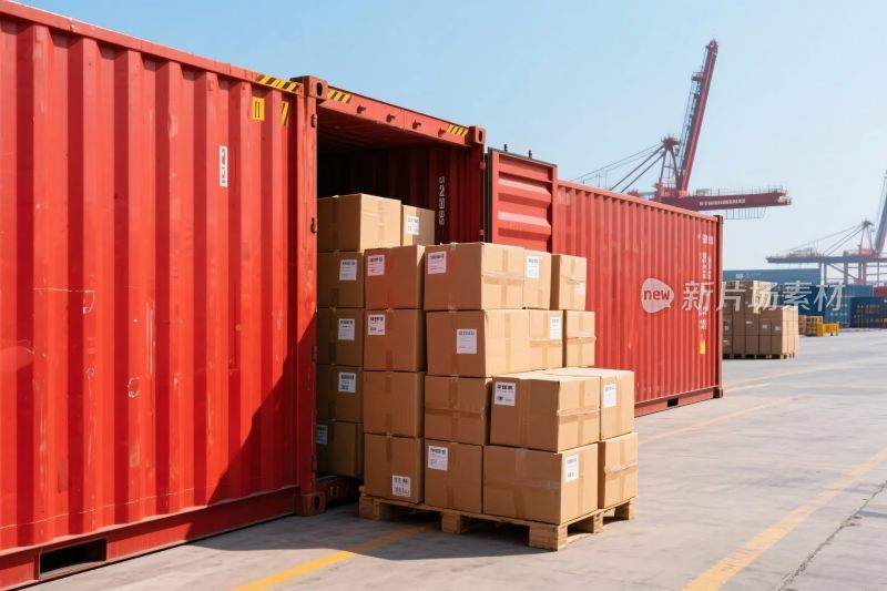 集装箱货物装卸场景