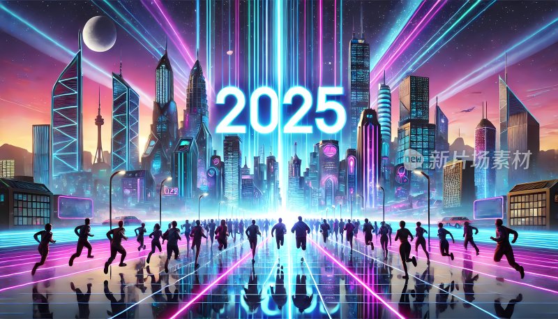 科技感都市奔向2025