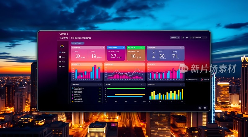 智能城市数据监控中心