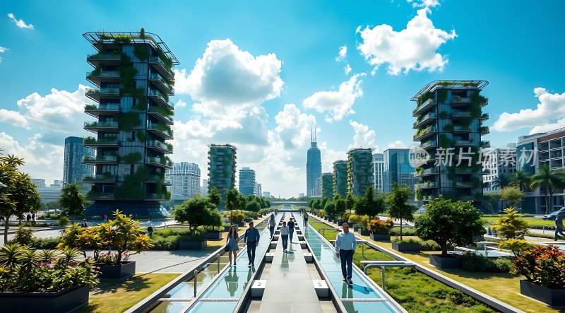 绿色生态城未来都市生活新篇章