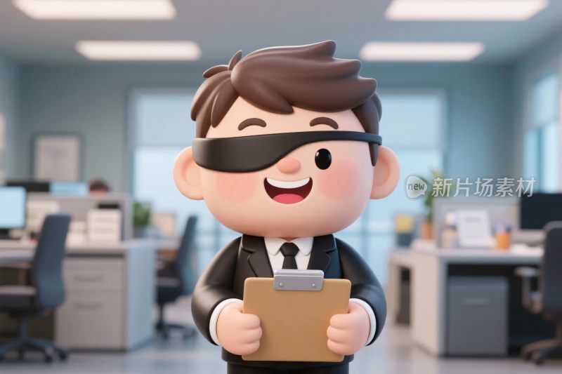 卡通办公人物插画