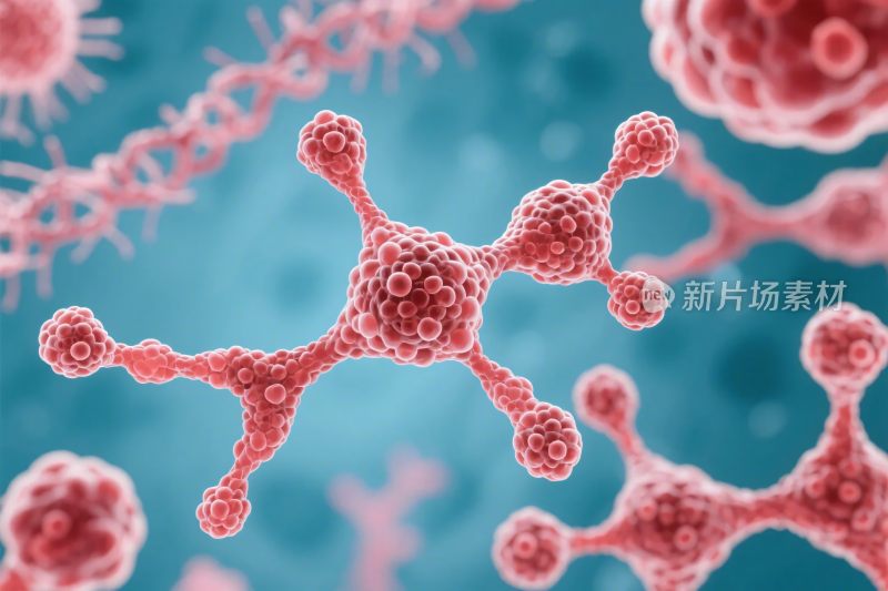 微生物微观插画