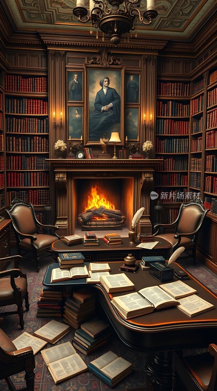 古董书房里的智慧之光