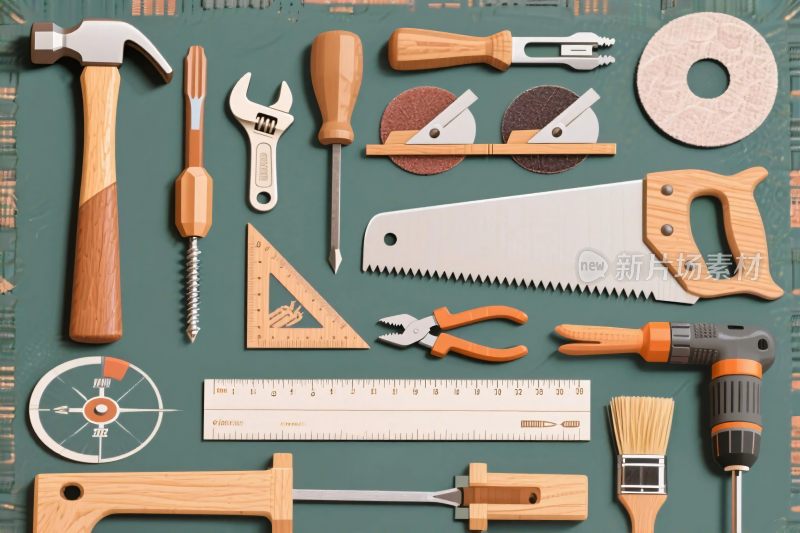 工具集合摆件图