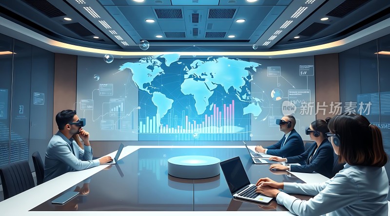 未来科技会议虚拟现实商务讨论